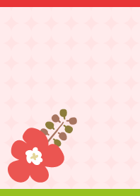 Northern Flowers14 on red