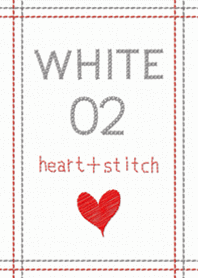 HEART+STITCH / White02