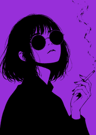 紫羅蘭黑調｜酷感時尚#9