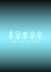 SNOW BLUE ICON THEME -MEKYM- ＠冬特集