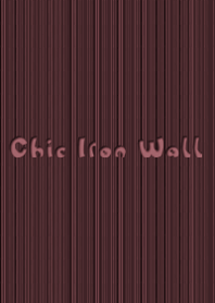 Chic Iron Wall [red]
