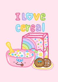 I love cereal ( pink )