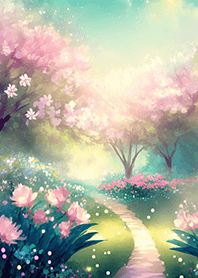 優美な春の風景の着せかえ(Spring-781)