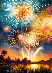 Beautiful Fireworks Theme#576
