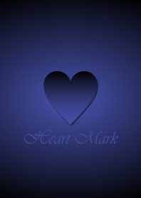 Heart Mark *Marine Blue*