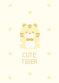 Cute Tiger Pattern Yellow