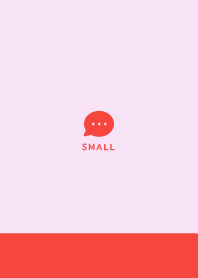 小さなボタン//省スペース  Red&Pk Purple
