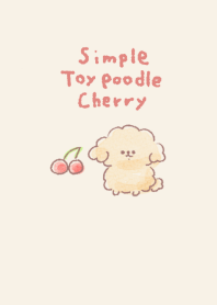 Toy Poodle Cherry Beige