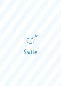 微笑 墊 *藍色* 條紋2