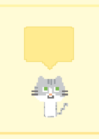 Pixel Art animal --- cat 8