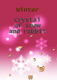 Winter<Crystal of snow and rabbit>