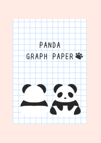 PANDA GRAPH PAPERj/LIGHT PINK