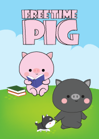 Free Time Love Pig