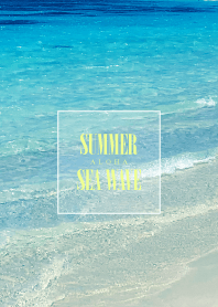 SUMMER BLUE SEA WAVE 7 -ALOHA- #fresh