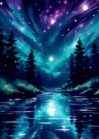 Beautiful starry night view#1353