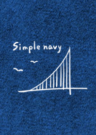 Simple navy theme