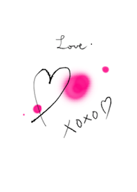 LOVE and XOXO.