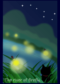 The river of the firefly. In summer