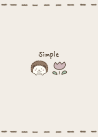 Smoky color Hedgehog -brown-