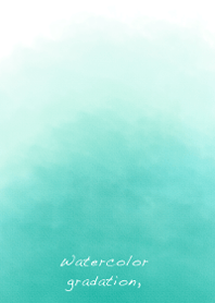 Watercolor gradation (green)