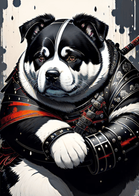 Samurai Anjing Ukiyo-e 3