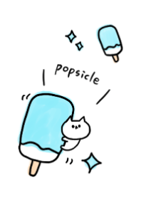 Simple and cute white cat 7