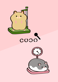 ハムスターの健康チェック!(ピンク)
