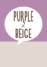 -PURPLE & BEIGE-見やすく使いやすい