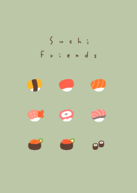 Sushi Friends /pistachio