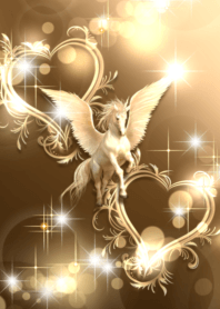 Wish come true,Alicorn GOLD Heart