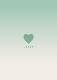 Simple Heart / Gradation / Blue Green