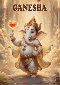 Ganesha = wealthy, prosperous, affluent