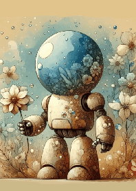 A robot living in nature