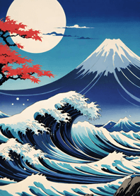 Bright Moon and Dawn B79443