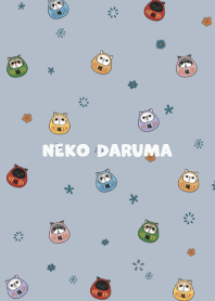 daruma-neko / slate blue