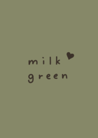 Milk green theme.