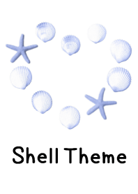 Simple Shell Theme...Blue Heart♡