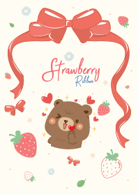 Barry Bear Lovely Strawberry