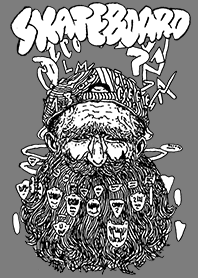 SANTA SKATER christmas night.