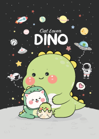 Dino Green & Cat Cute