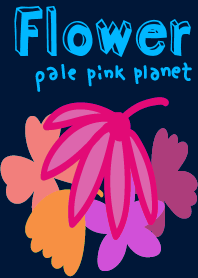 Pale Pink Planet Flowers