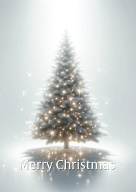 おとなシンプルな光のクリスマスツリー