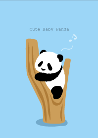Cute Baby Panda - Light blue