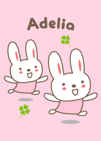 Cute rabbit theme for Adelia