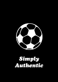 Simply Authentic Football Black-White
