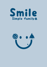 Smile & suika Powder blue