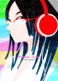 Headphone girl [red]+