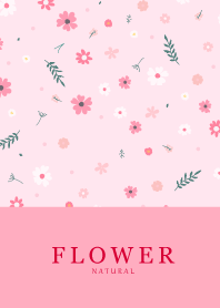 FLOWER MILKY PINK NATURAL 15