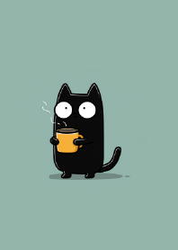 Coffeeholic Cat