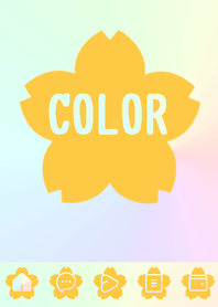 yellow color rainbow  E18